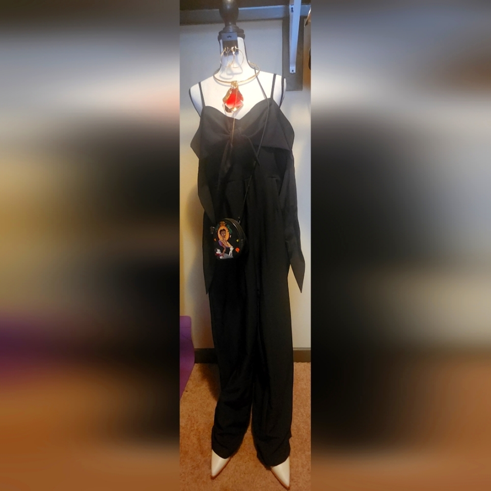 Gianna Bini Jumpsuit Pantsuit. Accessories are not included.  Pantsuit Only